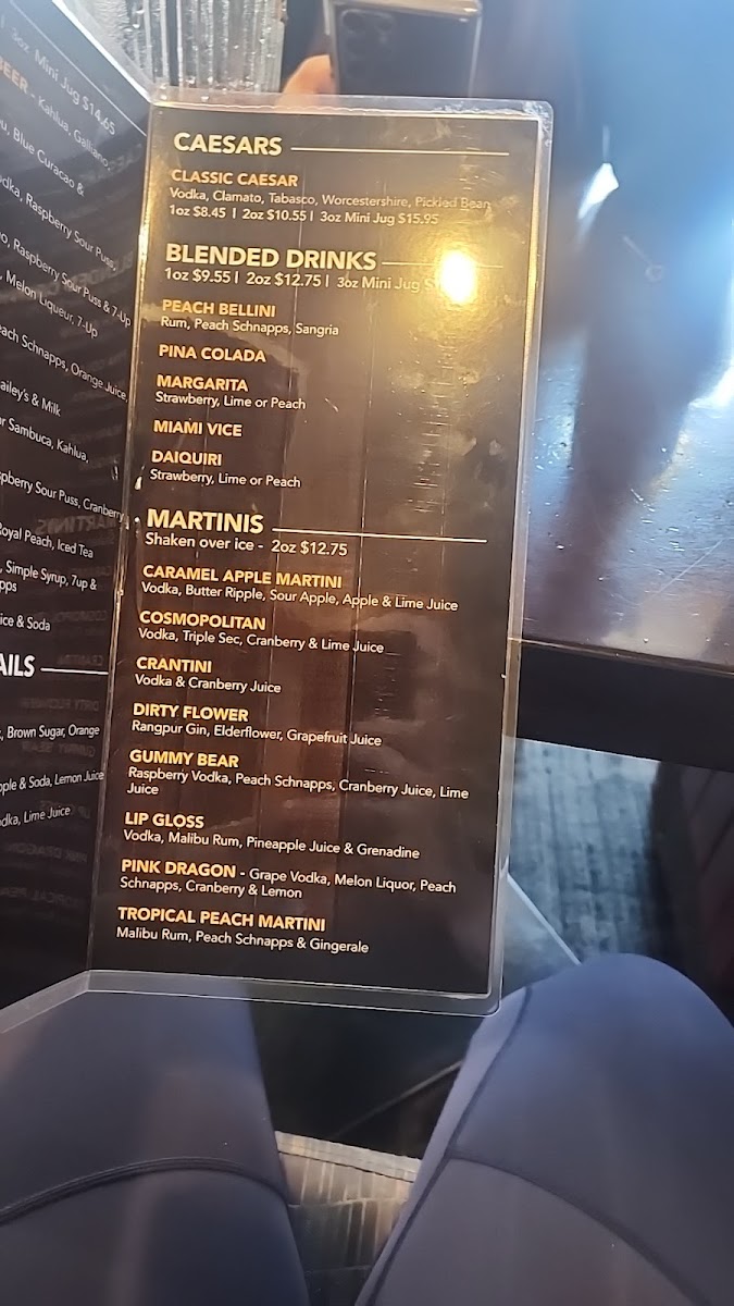 Character's Pub & Grill Menu - Image 4